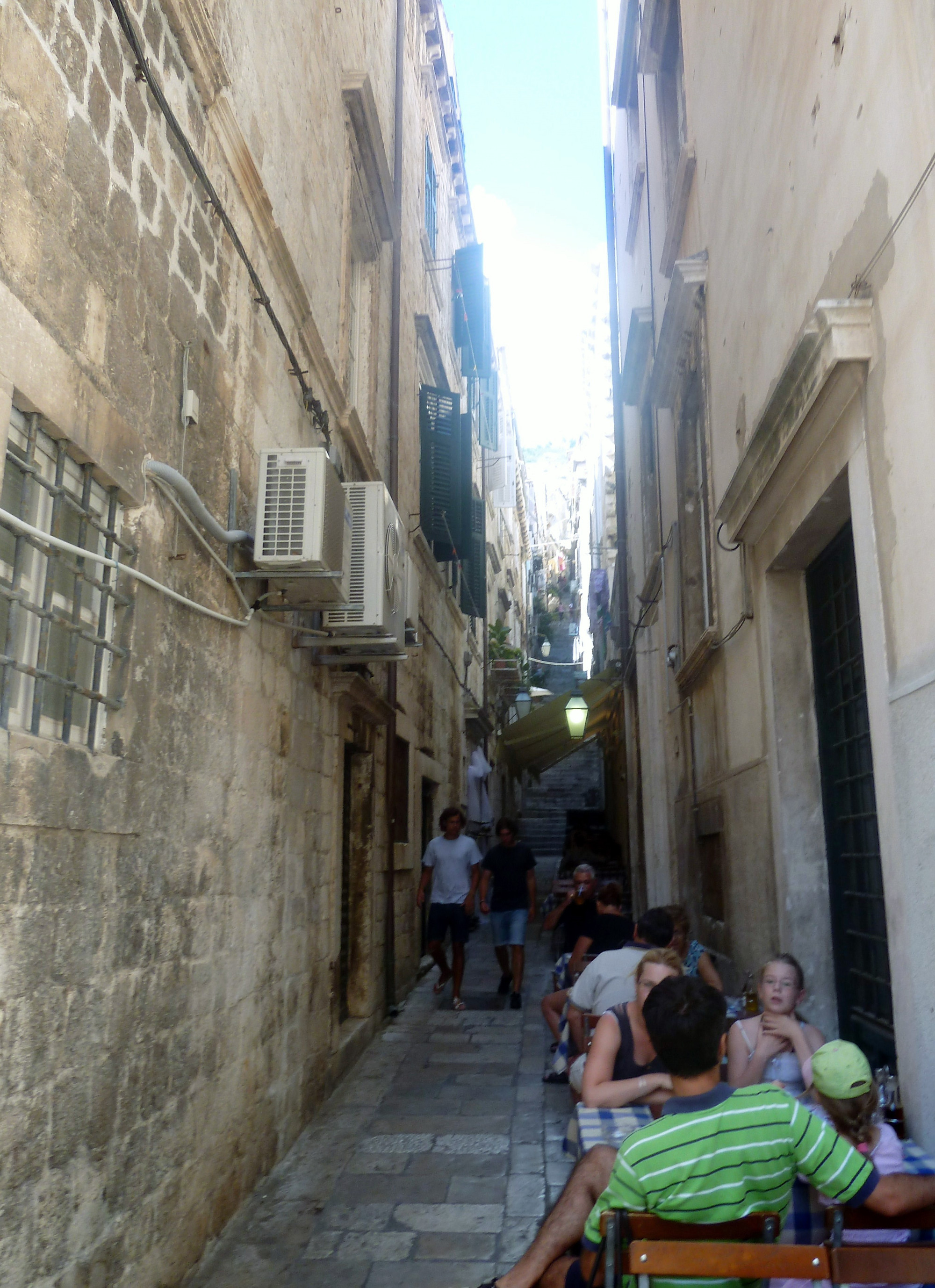 Narrow Side streets