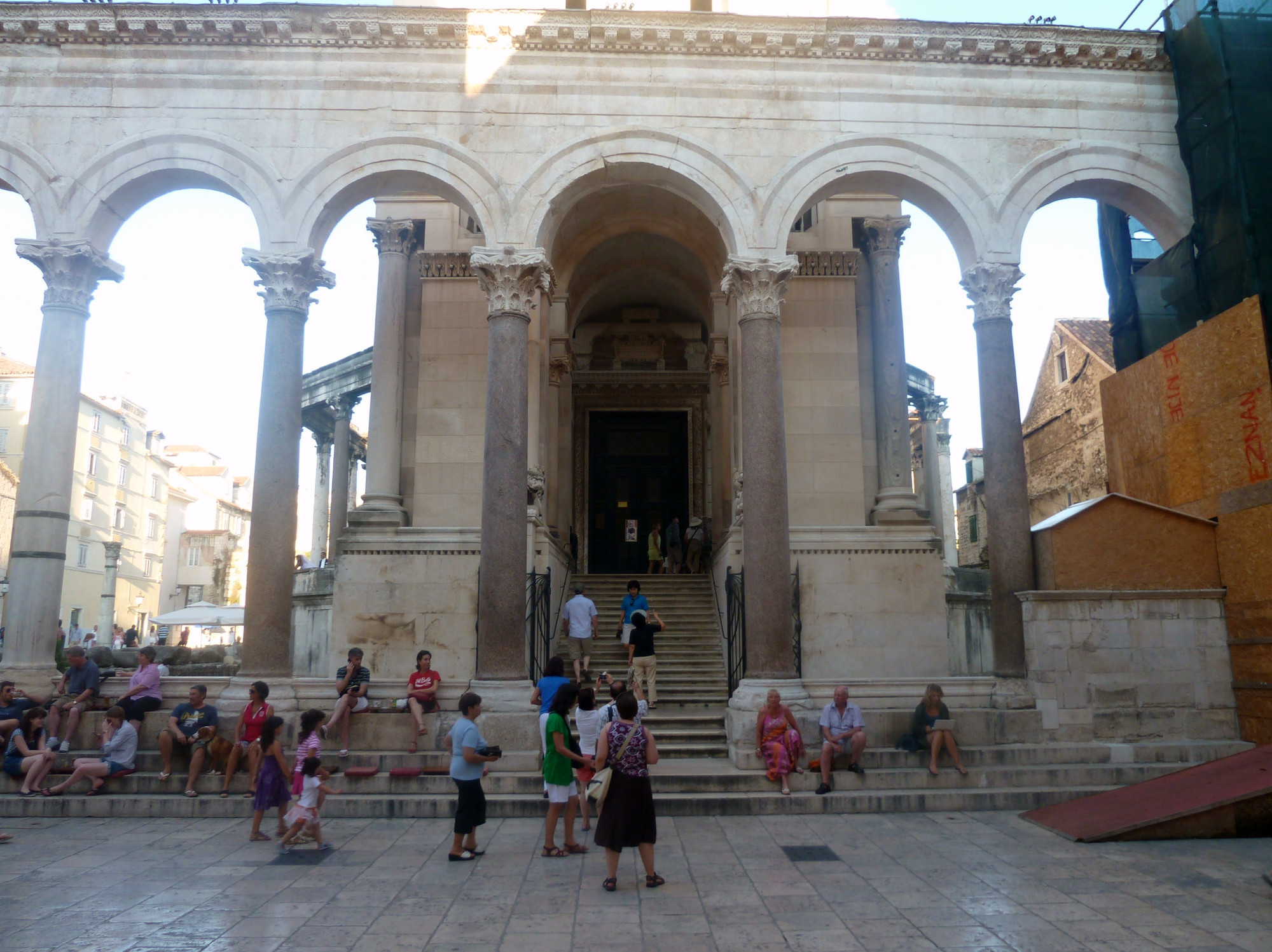 Entrance to Saint Domnius Cathedral