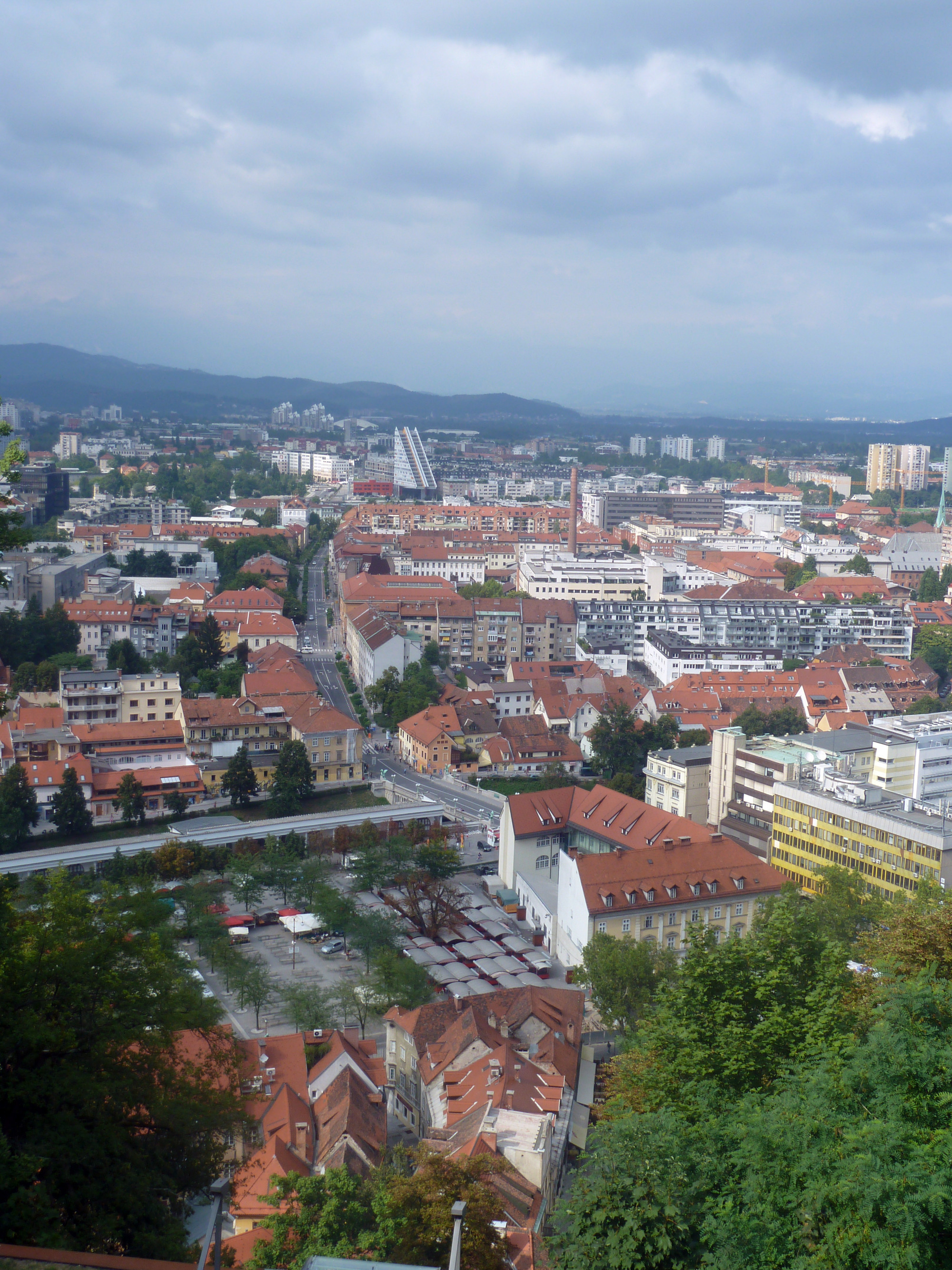 View over city from Castle Walls