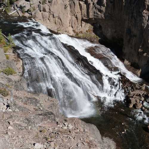 Waterfall with an 84-ft. drop & a gradual descen