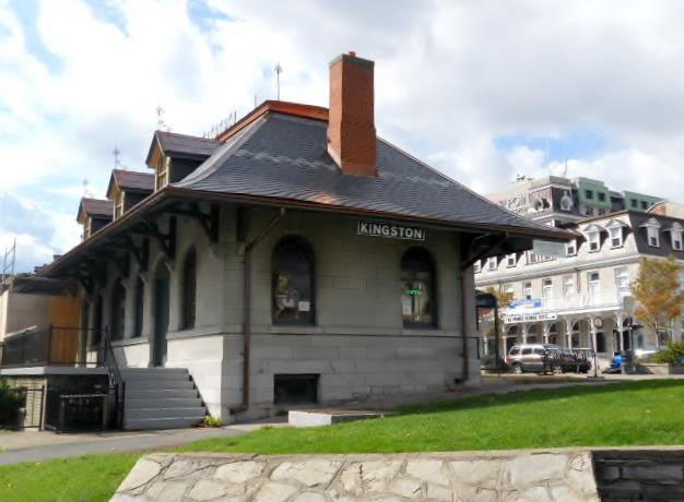 The old Kingston, Ontario railway station now used as tourist office