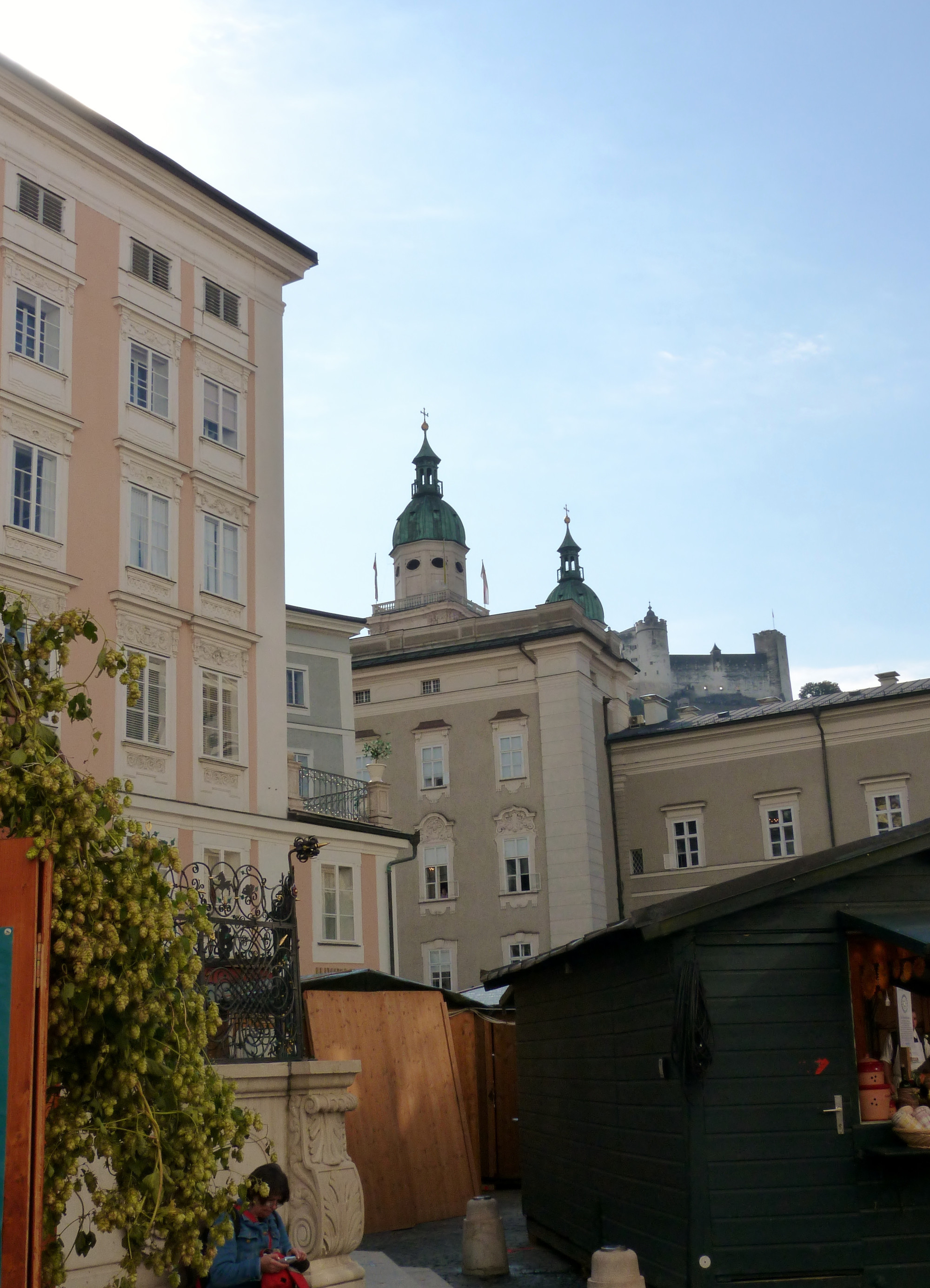 Residenzplatz with Cathedral in the background