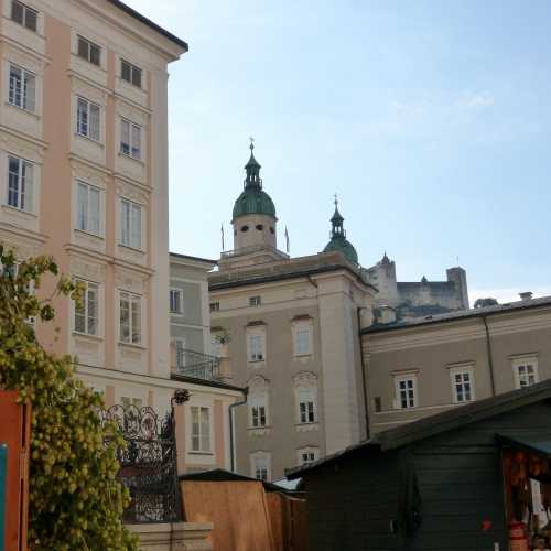 Residenzplatz with Cathedral in the background