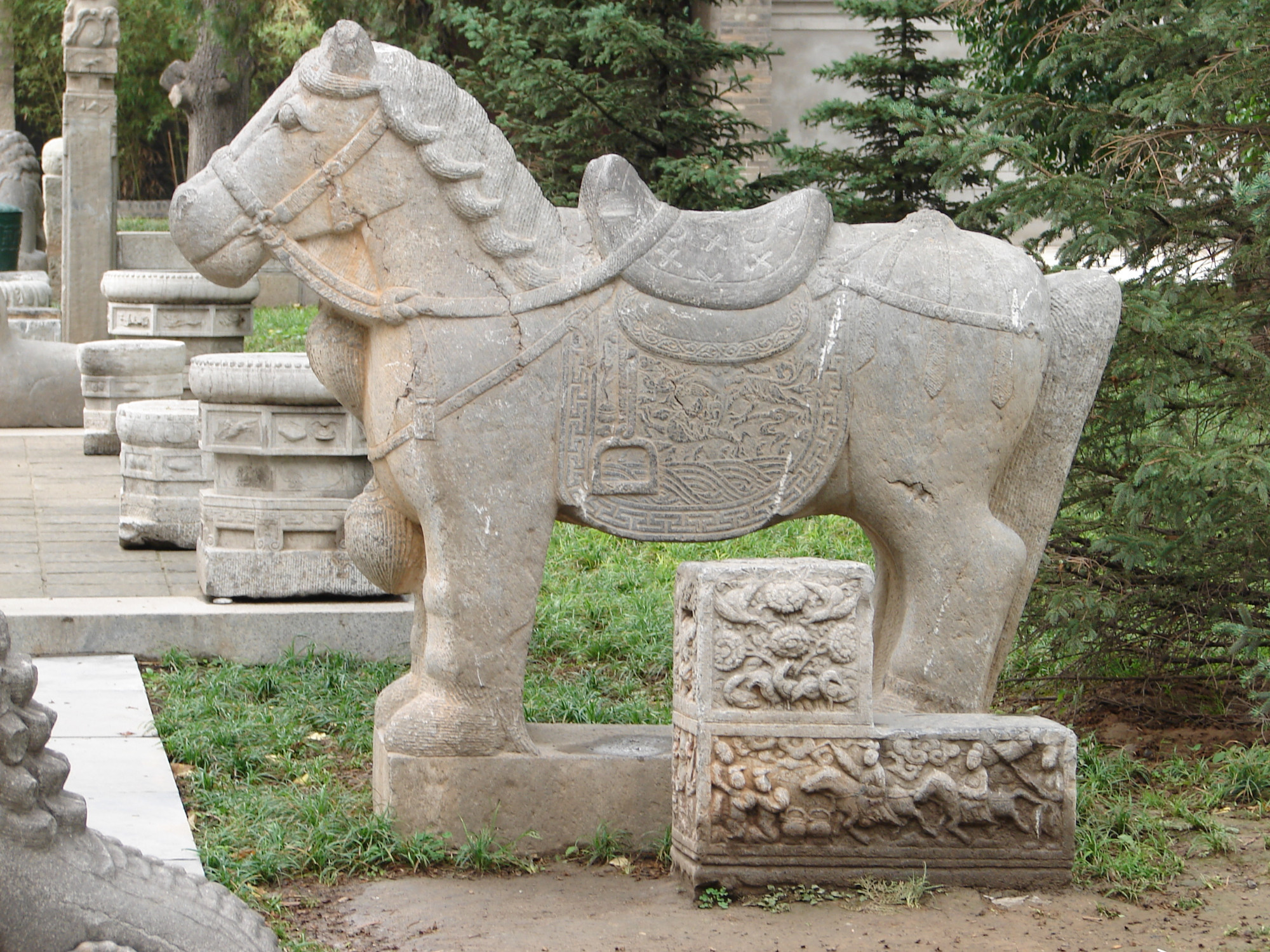 Stone Horse outside Museum
