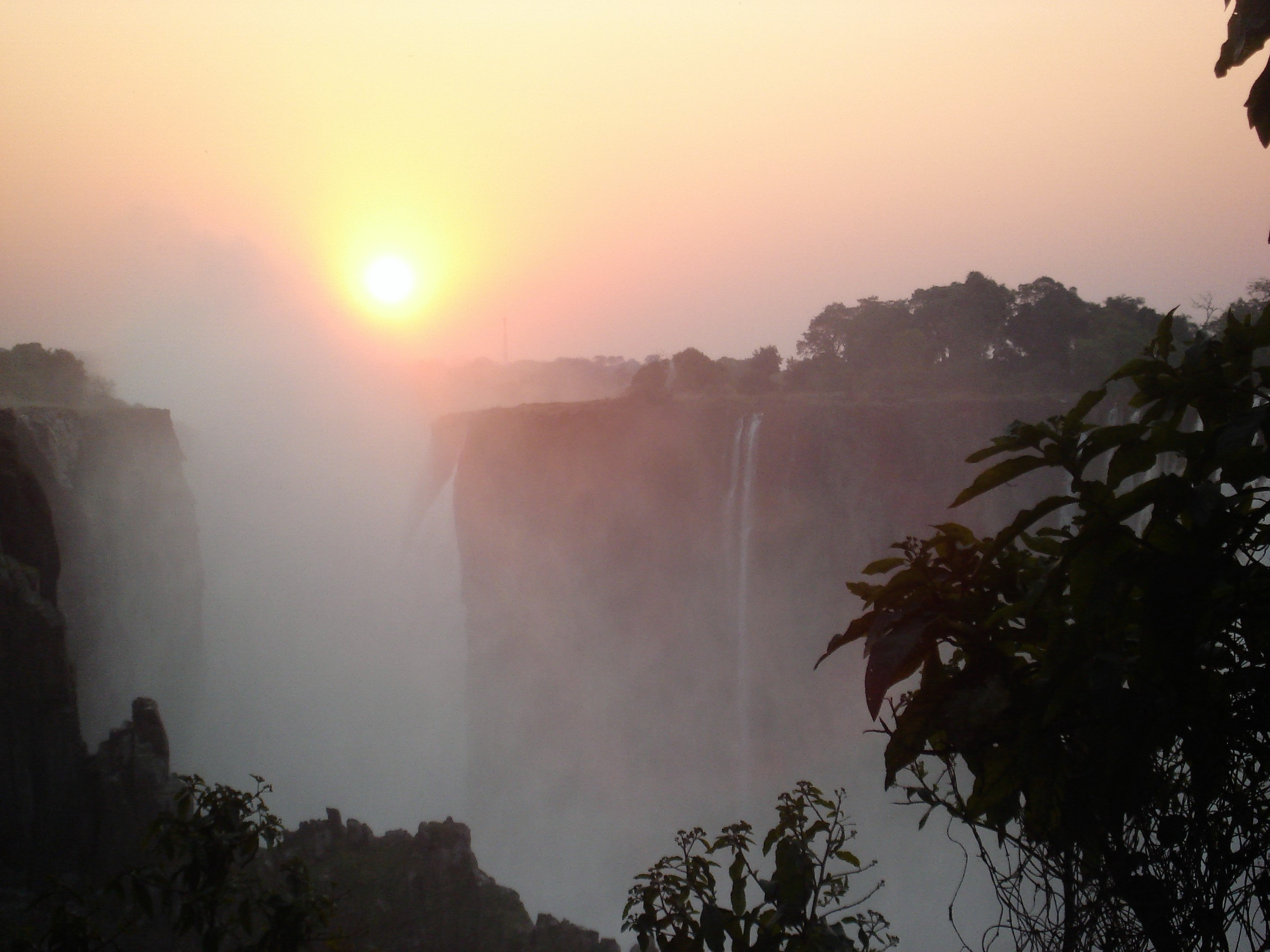 Sunset Victoria Falls