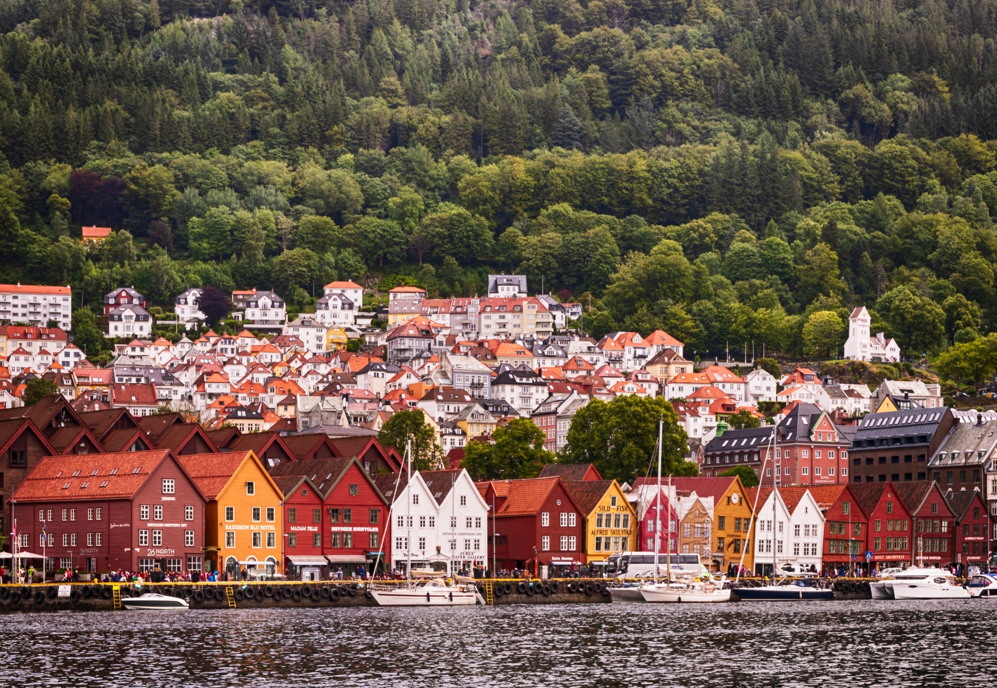 The old warehouses in Bergen