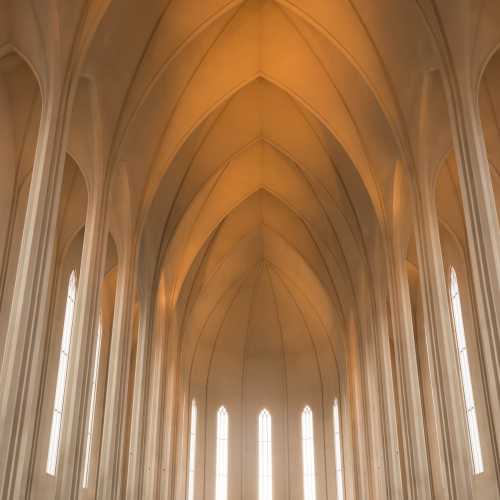 The interior of Reykjavik Cathedral