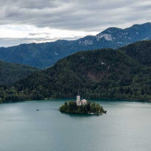 Island of Lake Bled photo