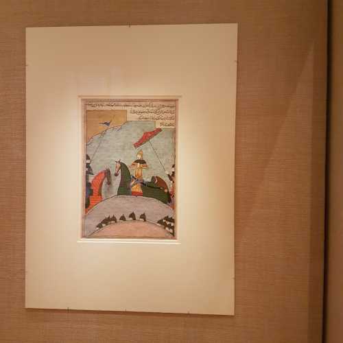 Шарафиддин Али Яздийнинг «Зафарнома»сига миниатюра «Амир Темур жангга киришдан олдин» 